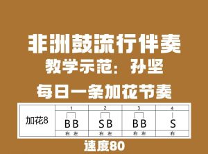 非洲鼓加花节奏8